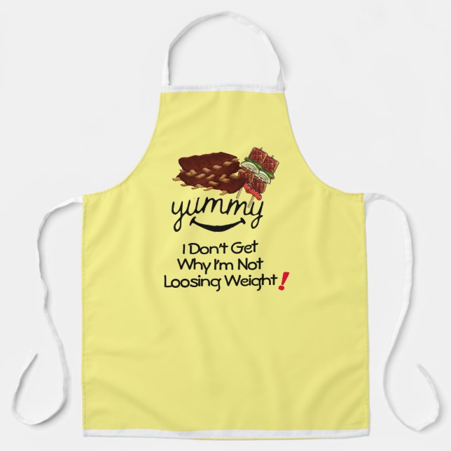 Tablier BBQ Perte de poids Apron - Funny Grill Master Cade (Recto)