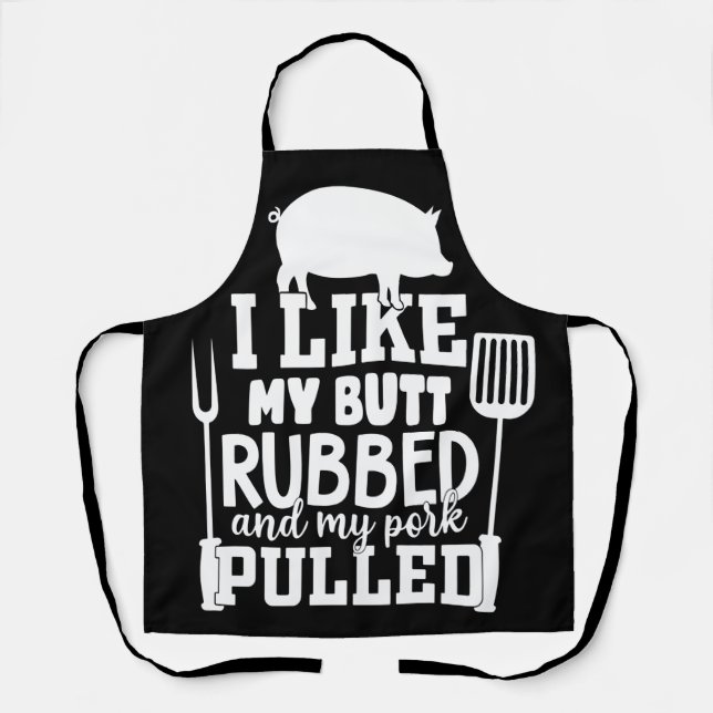 Tablier BBQ pour Hommes Drôle - J'aime mon T-Shirt Bébé de (Recto)
