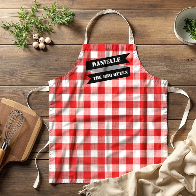Tablier BBQ rouge (Créateur téléchargé)