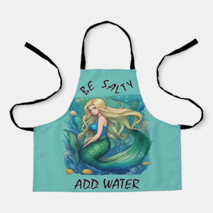 Tablier "Be Salty - Add Water" de Babe Monet Art
