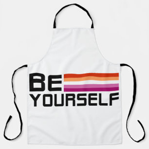 Tablier Be Yourself   Lesbian Pride 