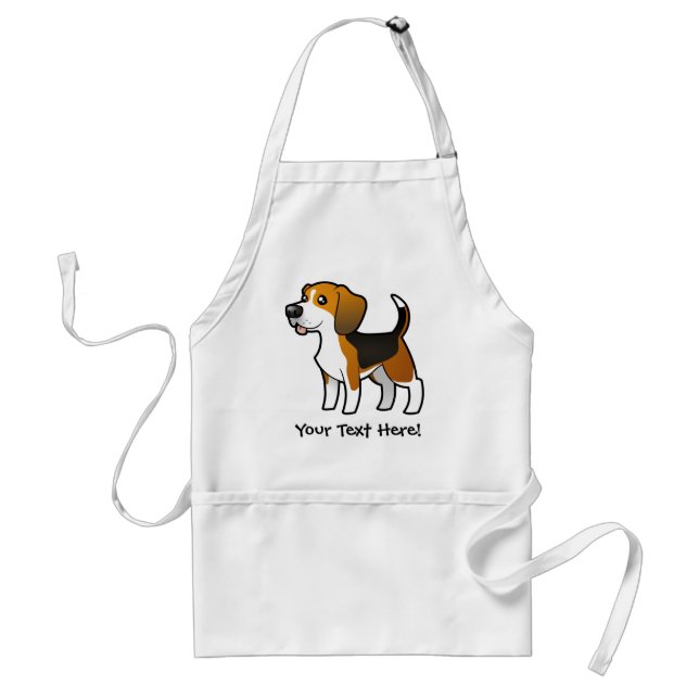 Tablier Beagle de bande dessinée (Devant)