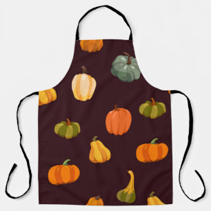 Tablier Beau arrière - plan d'automne avec des citrouilles