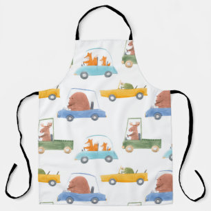 Tablier Beau bébé motif sans soudure avec mignonette
