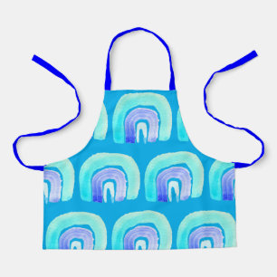Tablier Beau bleu arc-en-ciel enfants