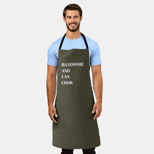 Tablier Beau et cuisinière (Porté)