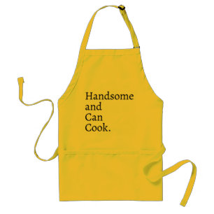 Tablier Beau Gosse et Cuisinier Drôle Peut Cuisiner