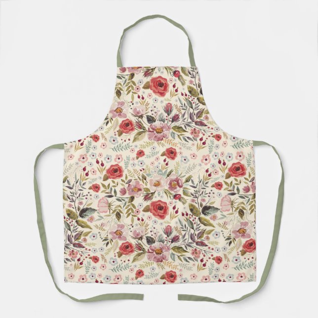 Tablier Beau Parc Floral (Recto)