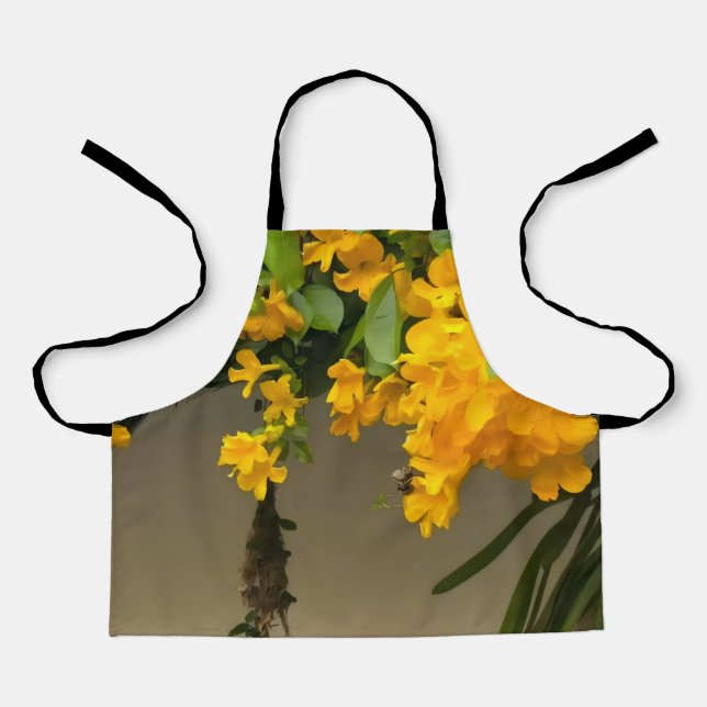 Tablier Beauté Fleur Dorée (Recto)