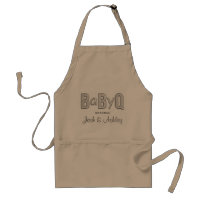 Bébé Q Lit BBQ Baby shower Apron Rustique Bébé Q