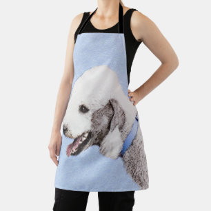 Tablier Bedlington Terrier Peinture - Art Chien original