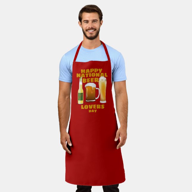 Tablier Beer Lovers Day (Porté)