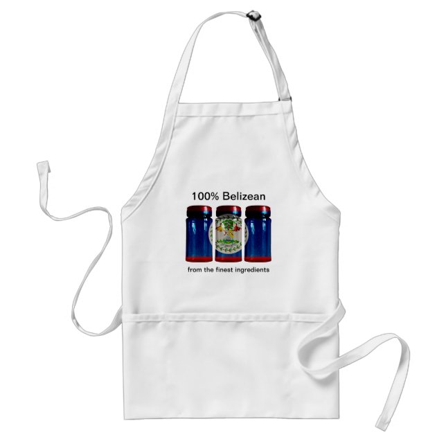 Tablier Bélize Drapeau Jars Apron (Devant)