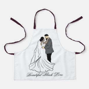 Tablier Belle Black Love Couple 2