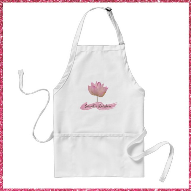 Tablier Belle Fleur de Lotus Rose (Créateur téléchargé)