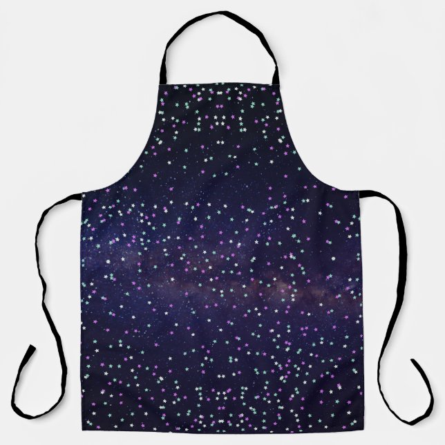 Tablier Belle galaxie, étoiles (Recto)