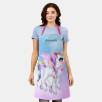 Belle licorne avec Rainbow Mane & Tail