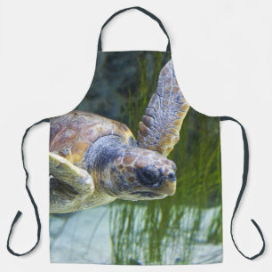 Tablier Belle natation de tortue marine