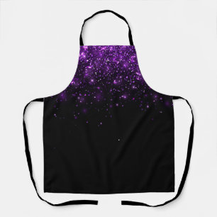 Tablier Belle Parties scintillant violette Imprimer