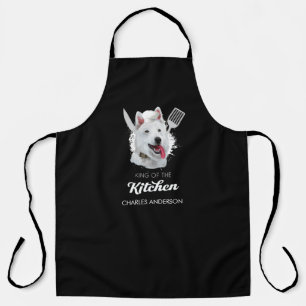 Tablier Berger Blanc Suisse Roi du Chien de Cuisine