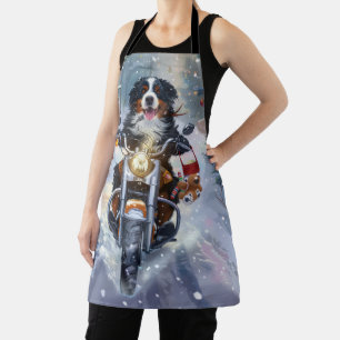 Tablier Bernese Mountain Dog équitation Moto Noël