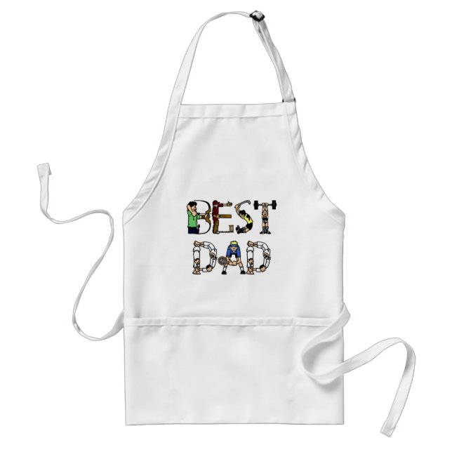 Tablier Best Dad Sports Fun (Devant)