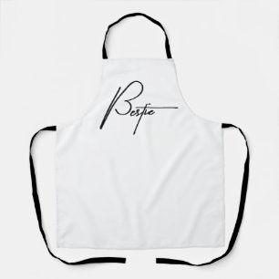 Tablier "Bestie" Drôle Apron - Cuisine avec attitude