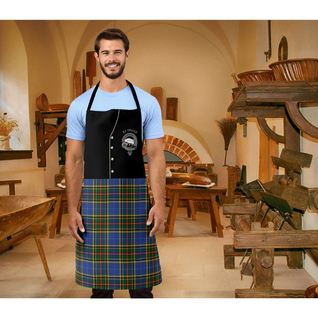 Tablier Bethune Clan Badge & Tartan Kilt (Créateur téléchargé)