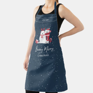 Tablier Beurre polaire Joyeux Noël ID851