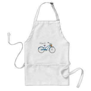 Tablier Bicyclette bleue