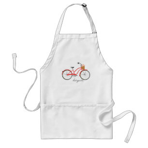 Tablier Bicyclette rouge