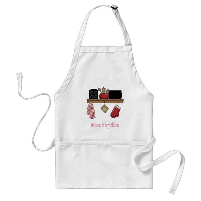 Tablier Bienvenue dans ma cuisine ! (Devant)