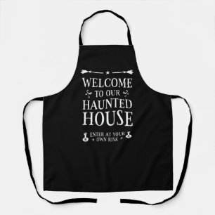 Tablier Bienvenue Dans Notre Maison Hantée