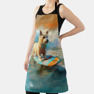 Tablier Biewer Terrier Plage Surf Peinture
