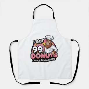 Tablier Bigfoot Baker j'ai 99 doughnuts