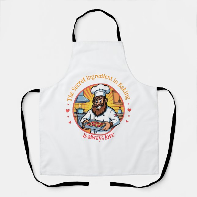 Tablier Bigfoot Baker Secret Ingredient is Love (Recto)