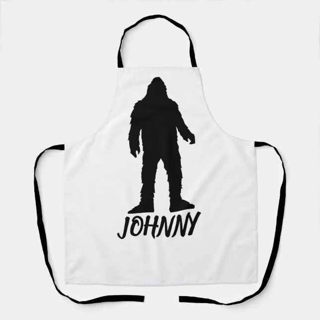 TABLIER BIGFOOT SASQUATCH PERSONNALISÉ PERSONNALISÉ SUR LU (Recto)