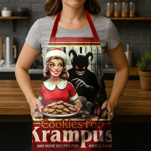 Tablier Biscuit pour Krampus Joyeux Noël Krampus Horreur