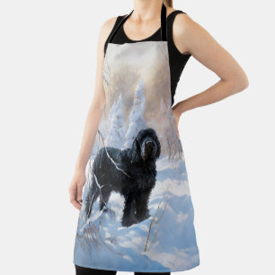 Tablier Black Russian Terrier Laisser neiger Noël