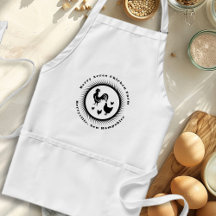 Tablier Blanc De Poulet Avec Poches