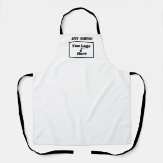 Tablier Blanc Personnalisé Vierge de votre logo Marketing 