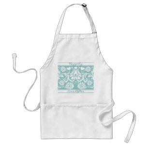 Tablier Blanc Vintage mariage floral Faveurs