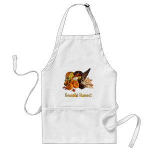 Tablier Blessé Bountiful Harvest Colorful Cornucopia