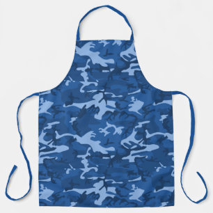 Tablier Bleu Camouflage