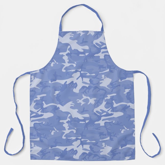 Tablier bleu camouisé (Recto)
