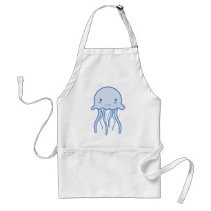 Tablier Bleu Cute méduse