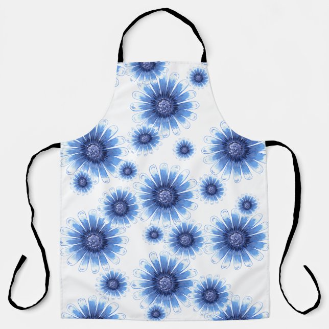 Tablier Bleu Daisy Apron (Recto)