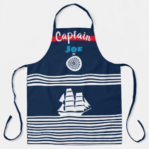 Tablier Bleu foncé Nautique
