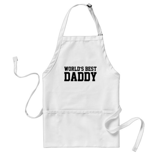 Tablier Bloquer la typographie sportive du meilleur papa d (Devant)
