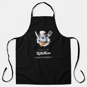 Tablier Blue Heeler King of the Kitchen Cuisine Chien Chef